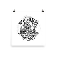 Staying by the Sea Art Print - Image 1