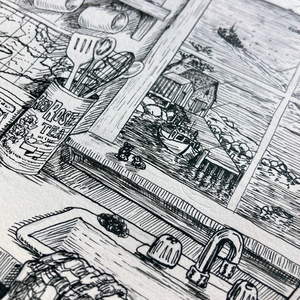 Nova Scotia Kitchen 5"x7" Print