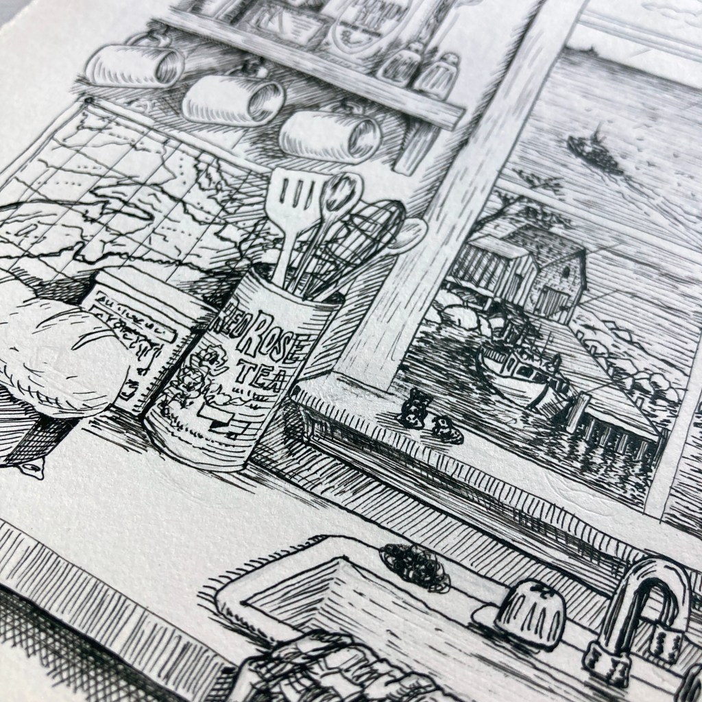 Nova Scotia Kitchen 5"x7" Print