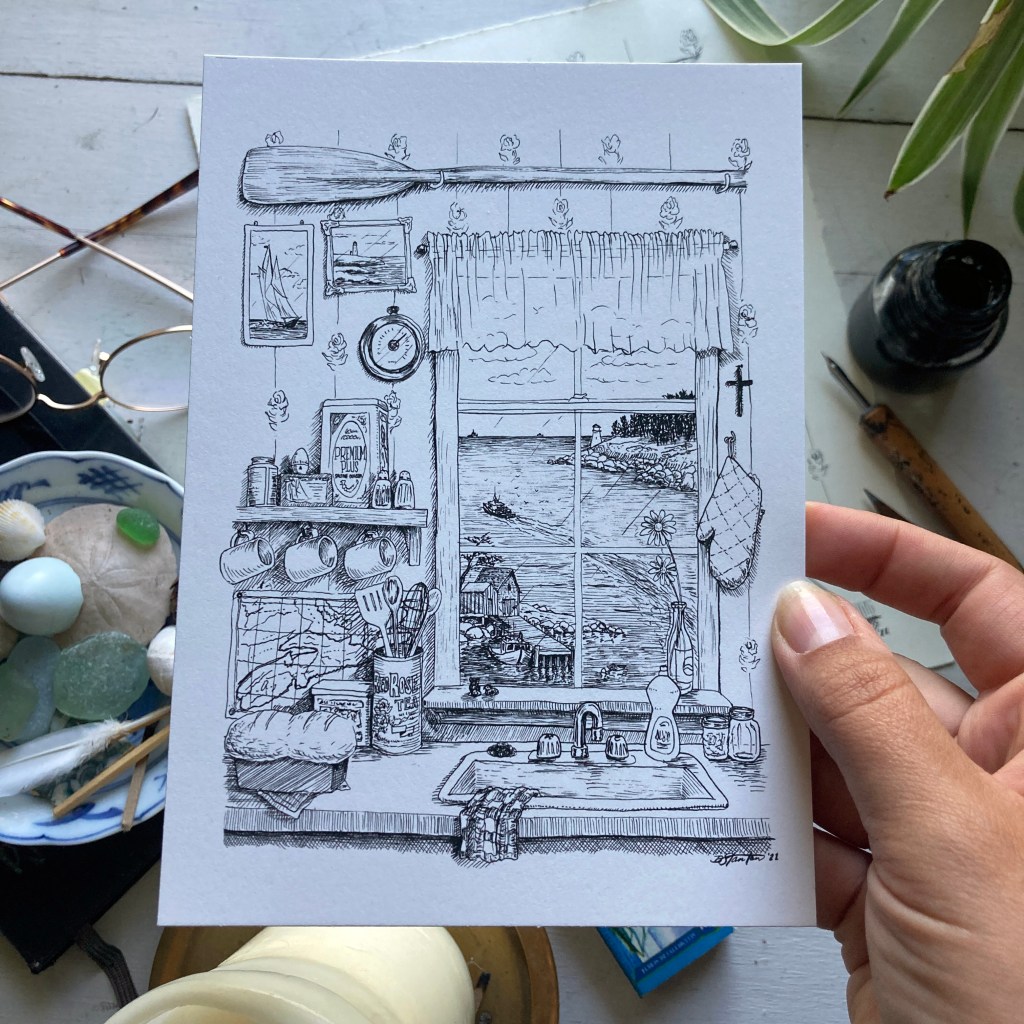 Nova Scotia Kitchen 5"x7" Print