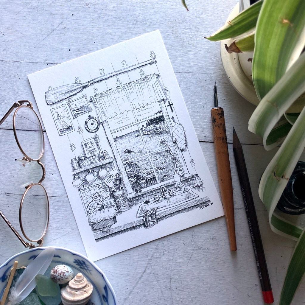 Nova Scotia Kitchen 5"x7" Print