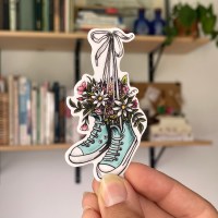 Shoe Bouquet - vinyl sticker - Image 1
