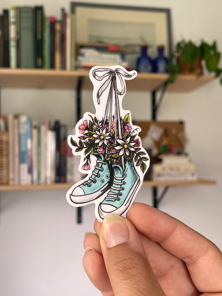 Shoe Bouquet - vinyl sticker