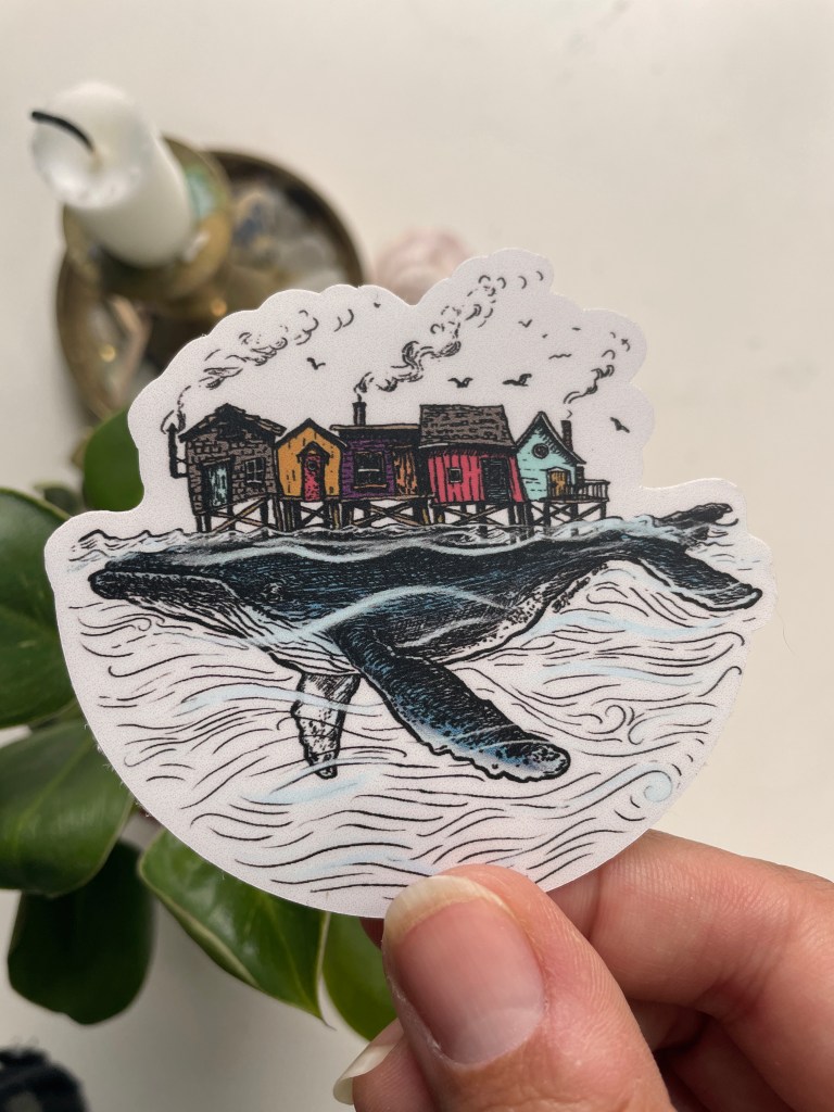 Big Fish Shacks - vinyl sticker