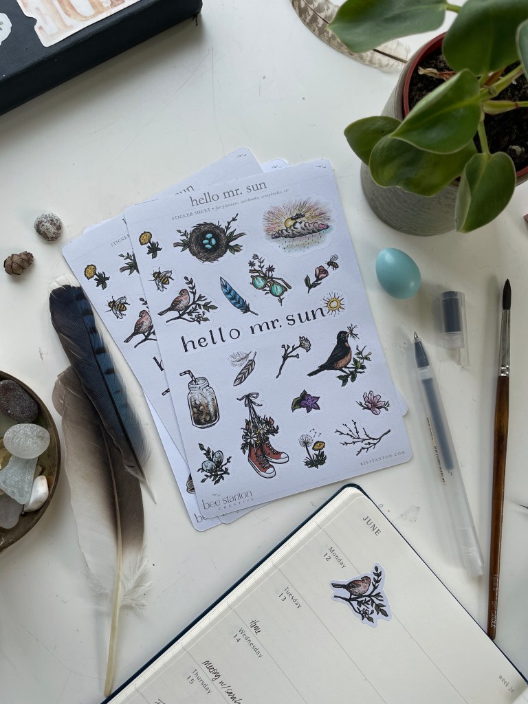 Hello Mr. Sun - Sticker Sheet (planner stickers)