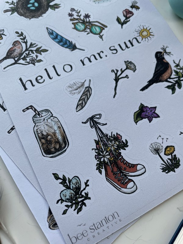 Hello Mr. Sun - Sticker Sheet (planner stickers)