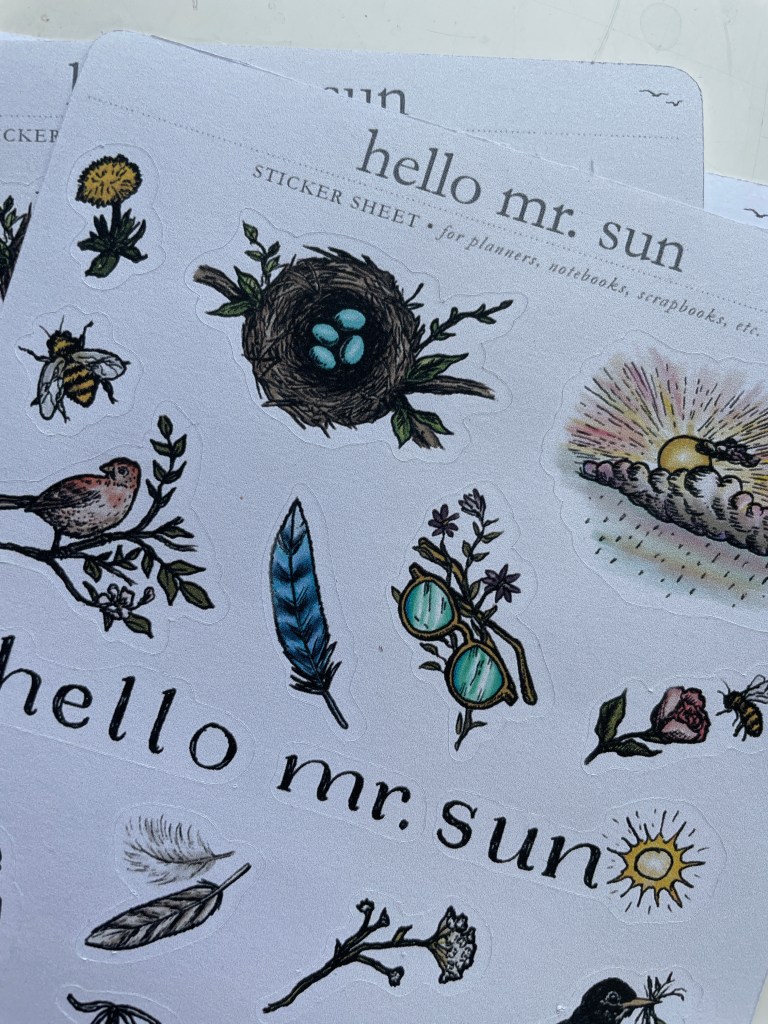 Hello Mr. Sun - Sticker Sheet (planner stickers)