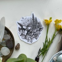 NS Flora (Inktober art) - Vinyl sticker - Image 2