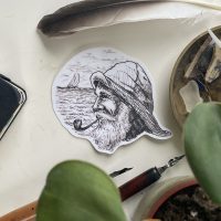 Old Salt (Inktober art) - Vinyl sticker - Image 2