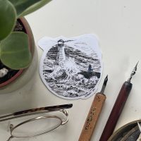 Peggy's Light (Inktober art) - Vinyl sticker - Image 2