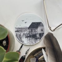 Peggy's Shack (Inktober art) - Vinyl sticker - Image 2