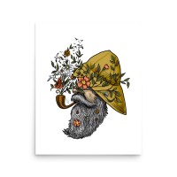 Floral Fisherman Art Print - Image 3