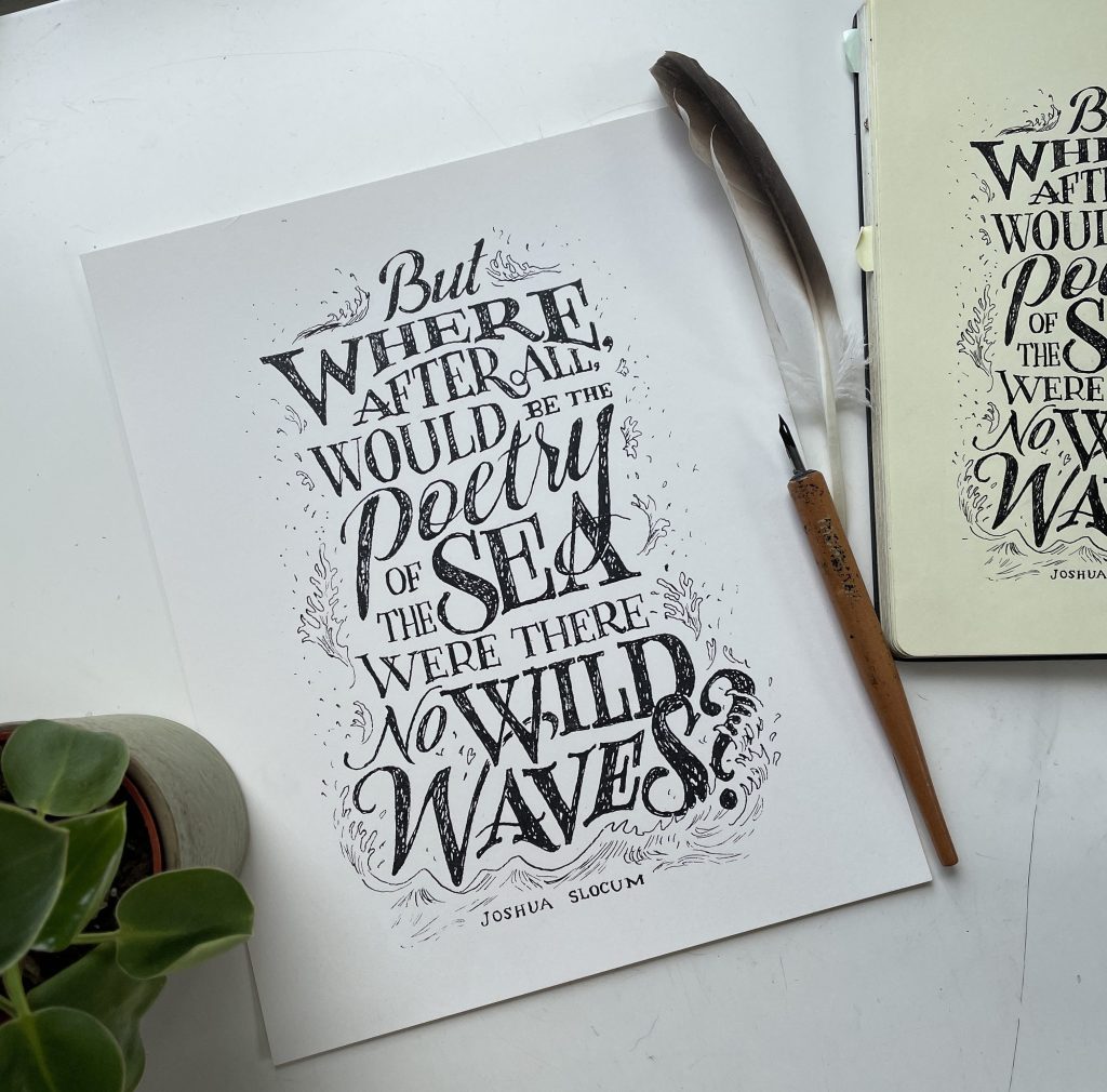 Wild Waves - 8x10 Art Print