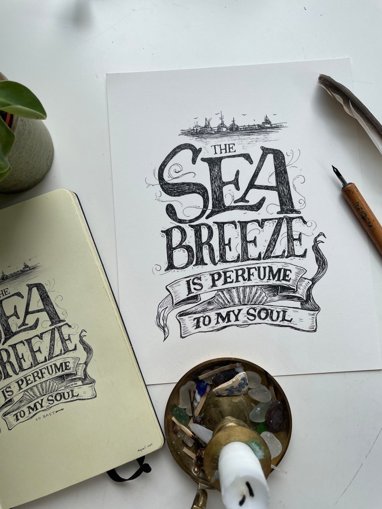 Sea Breeze - 8x10 Art Print