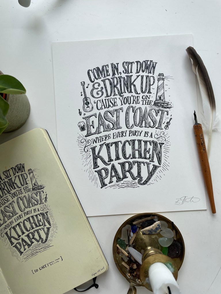 Kitchen Party - 8x10 Art Print