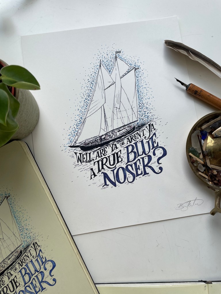 True Bluenoser - 8x10 Art Print