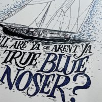True Bluenoser - 8x10 Art Print - Image 2