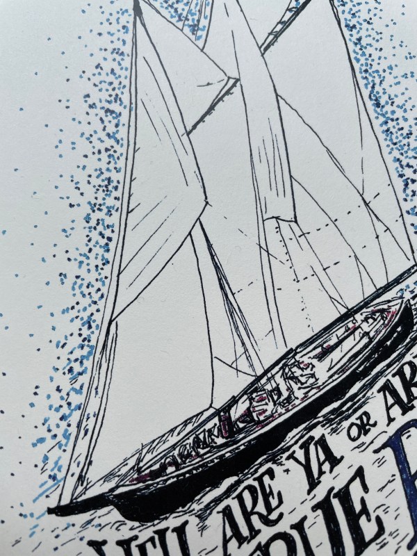 True Bluenoser - 8x10 Art Print