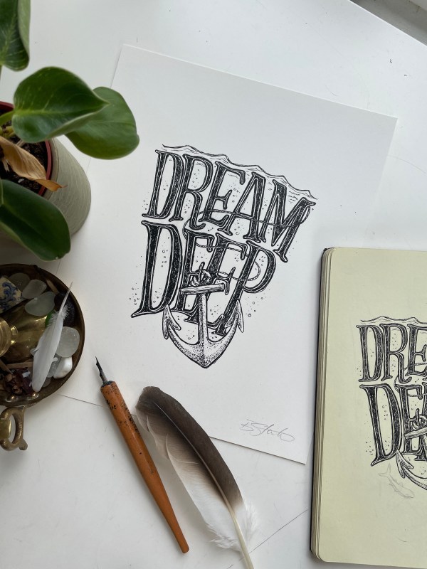 Dream Deep - 8x10 Art Print