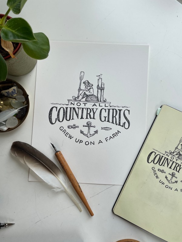 Country Girls - 8x10 Art Print