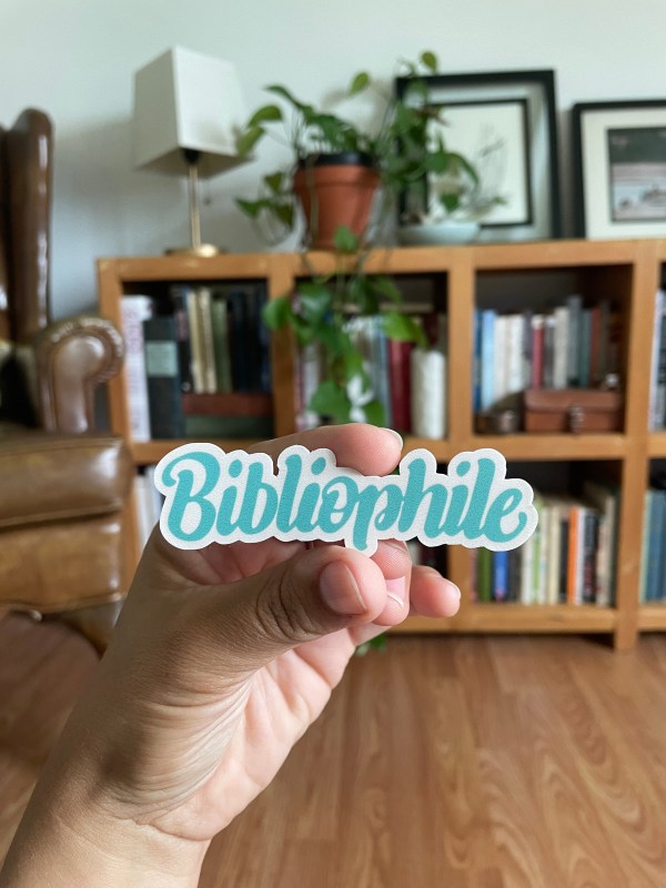 Bibliophile - vinyl sticker