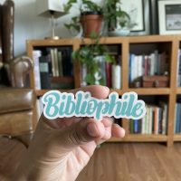 Bibliophile - vinyl sticker - Image 2
