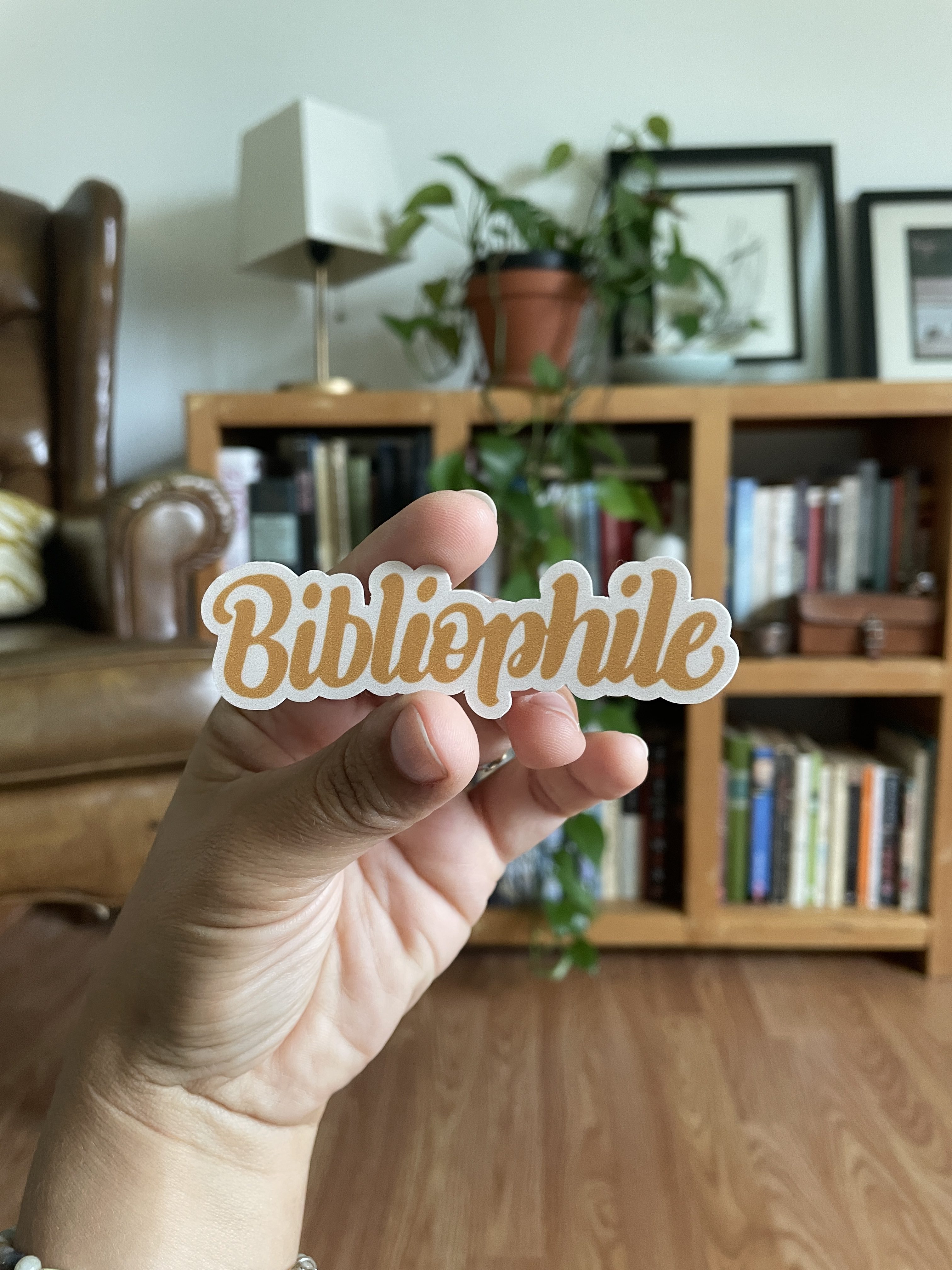 Bibliophile - vinyl sticker - Image 3