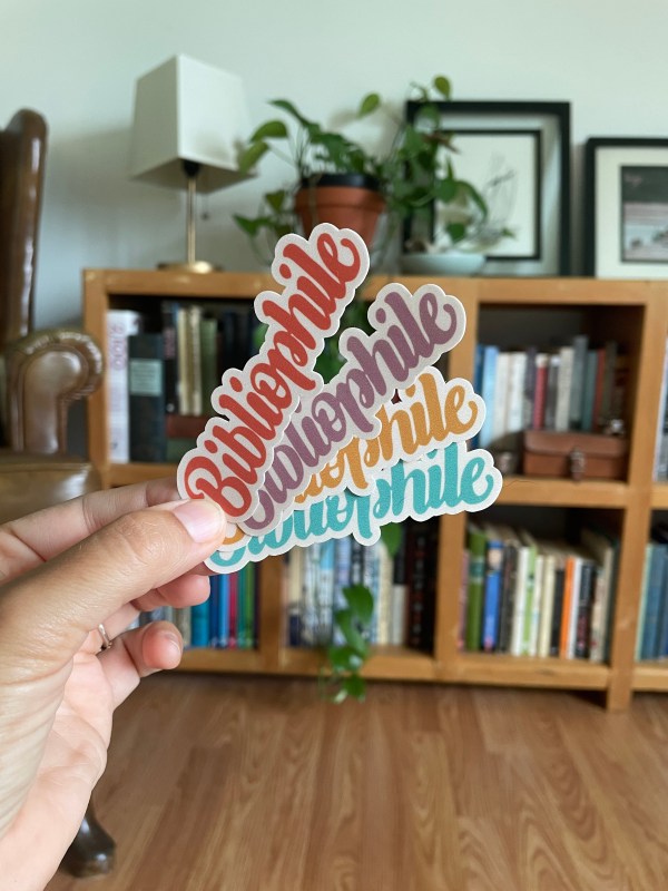 Bibliophile - vinyl sticker