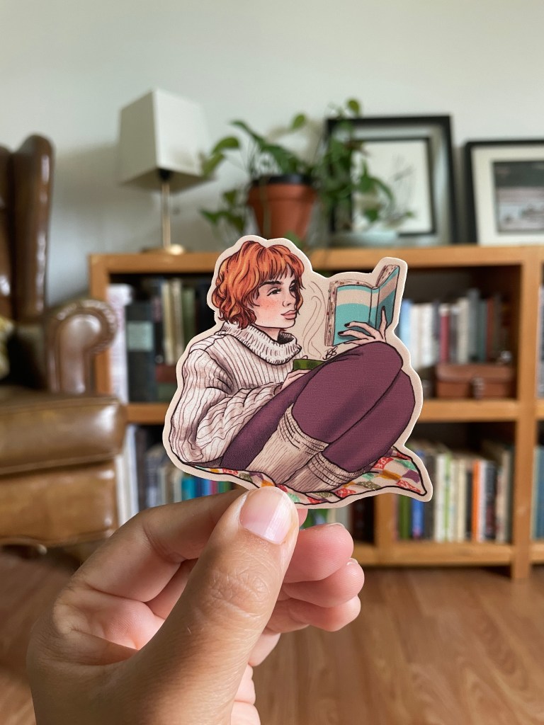 Reading Girls: Gwen - vinyl sticker