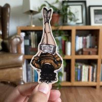 Reading Girls: Ella (revised) - vinyl sticker - Image 3