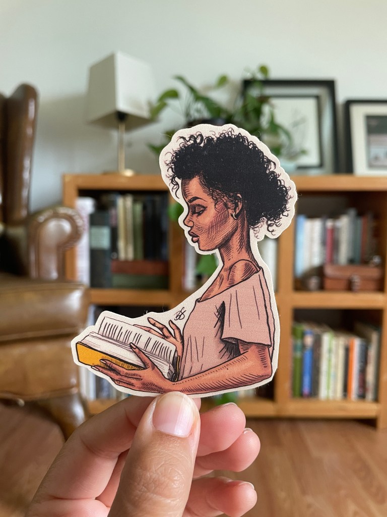 Reading Girls: Paige - vinyl sticker