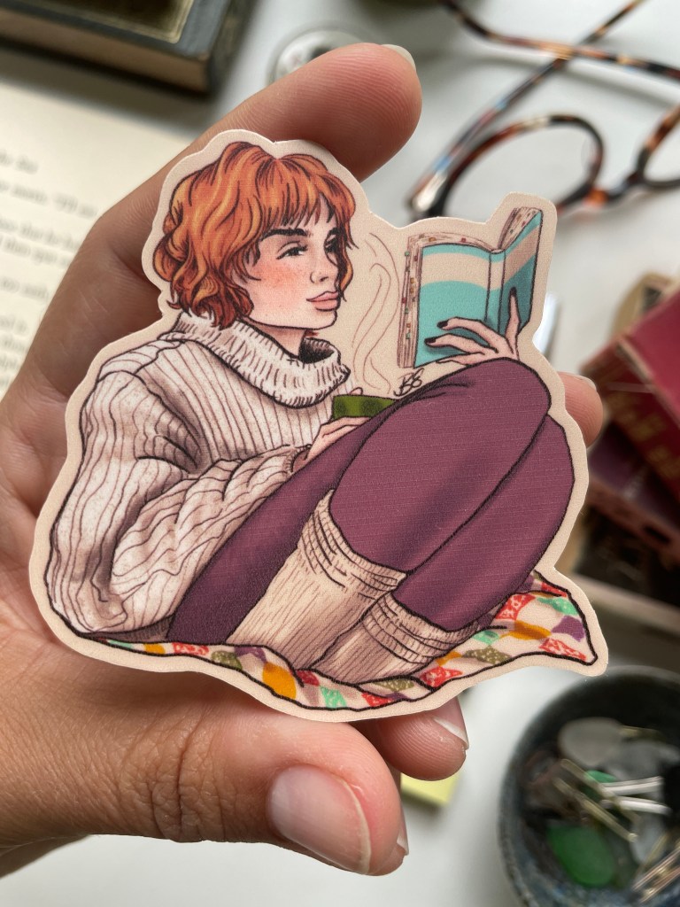 Reading Girls: Gwen - vinyl sticker