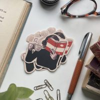 Reading Girls: Deidre - vinyl sticker - Image 1