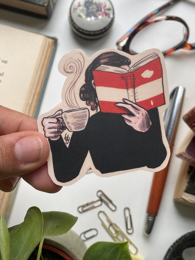 Reading Girls: Deidre - vinyl sticker