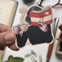 Reading Girls: Deidre - vinyl sticker - Image 3