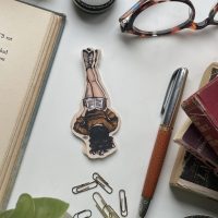 Reading Girls: Ella (revised) - vinyl sticker - Image 1