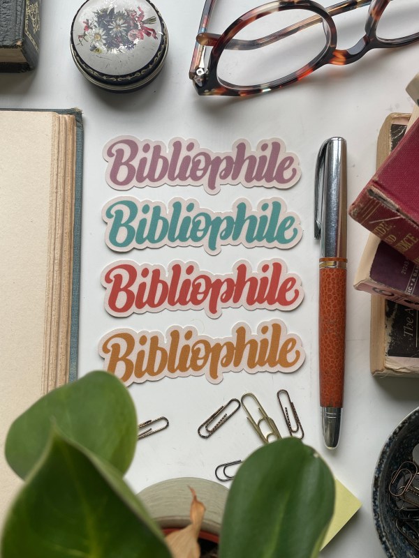 Bibliophile - vinyl sticker