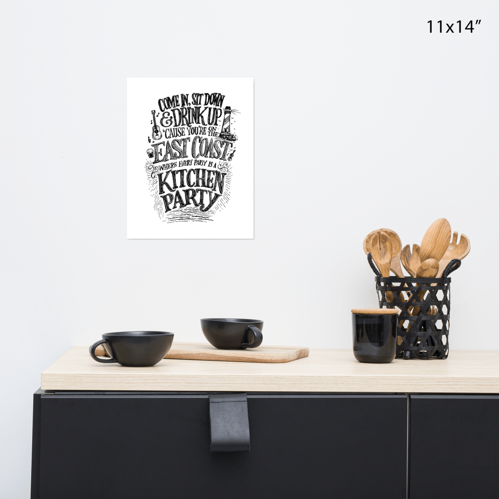 Kitchen Party Art Print (larger sizes)