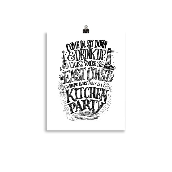 Kitchen Party Art Print (larger sizes)