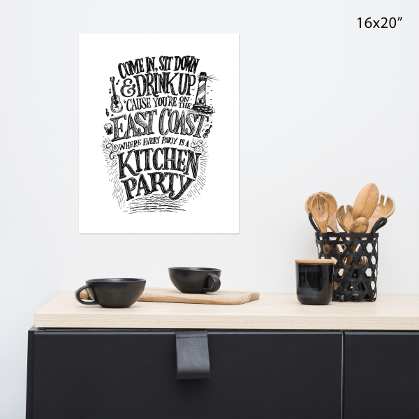 Kitchen Party Art Print (larger sizes)