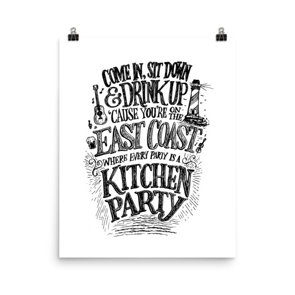Kitchen Party Art Print (larger sizes)