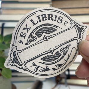Bookplate (decorative badge) - kraft paper sticker