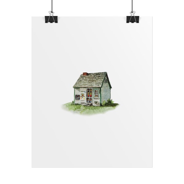 Maud's House Watercolour Art Print