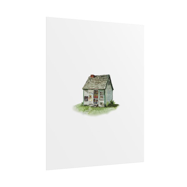 Maud's House Watercolour Art Print