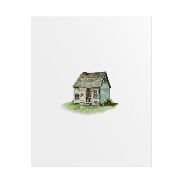 Maud's House Watercolour Art Print
