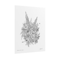 Maritime Flora Pen & Ink Art Print - Image 18