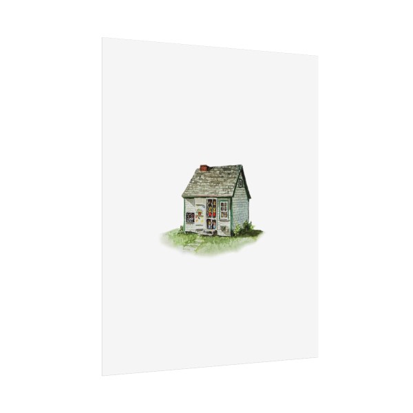 Maud's House Watercolour Art Print