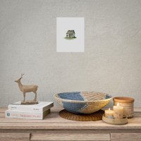 Maud's House Watercolour Art Print - Image 4