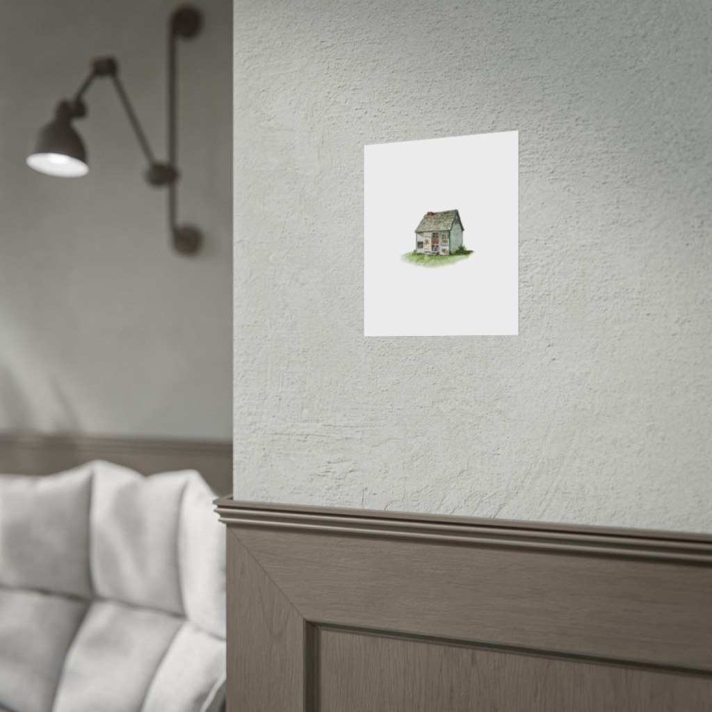 Maud's House Watercolour Art Print