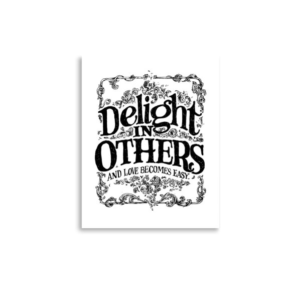 Delight in Others Art Print